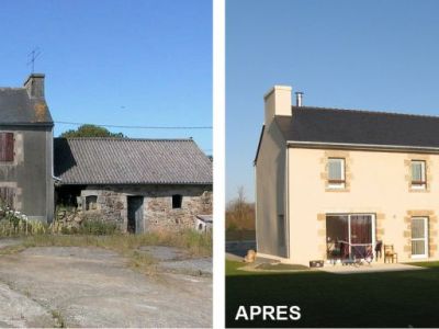 Rénovation d'une maison dans le Finistère