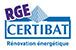 Catégories de travaux certifiées RGE Certibat