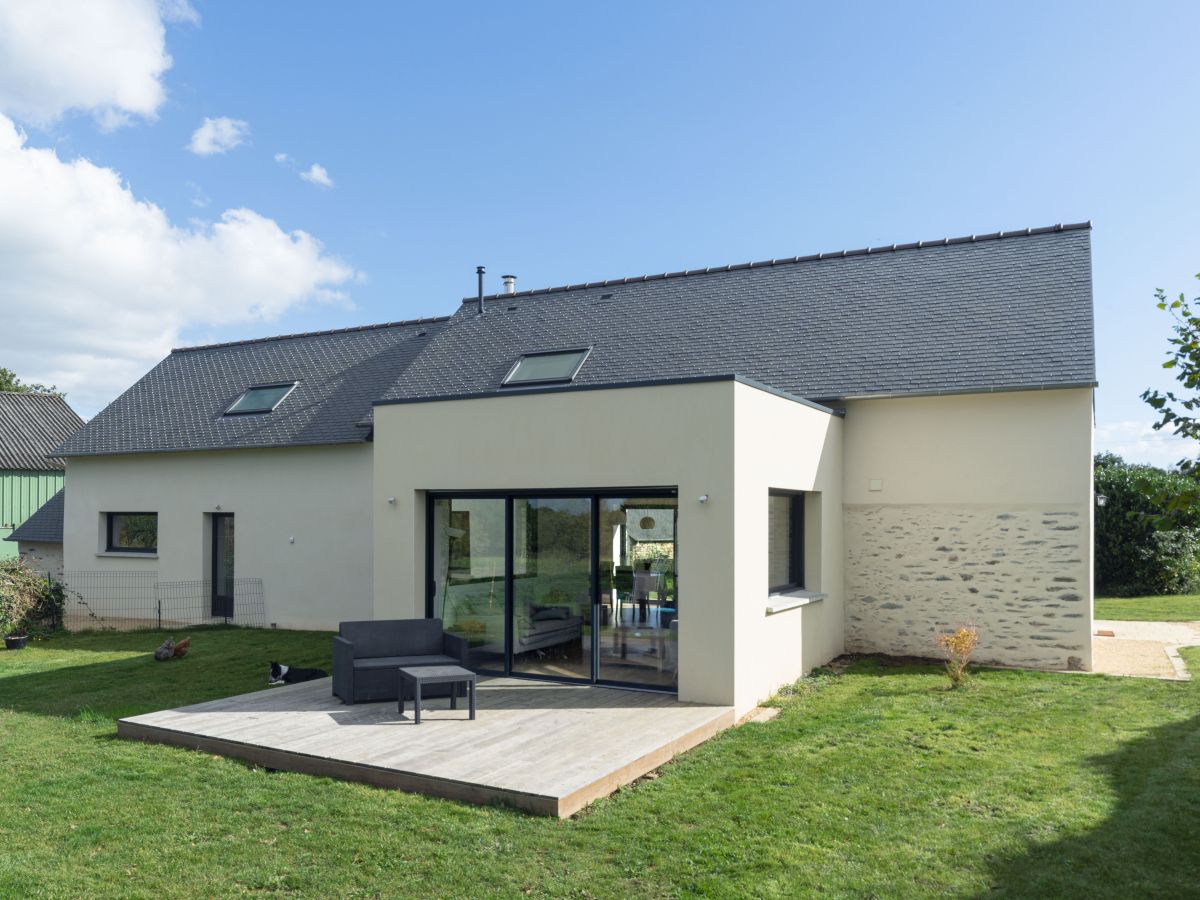 Rénovation et extension de maison à Plouzané