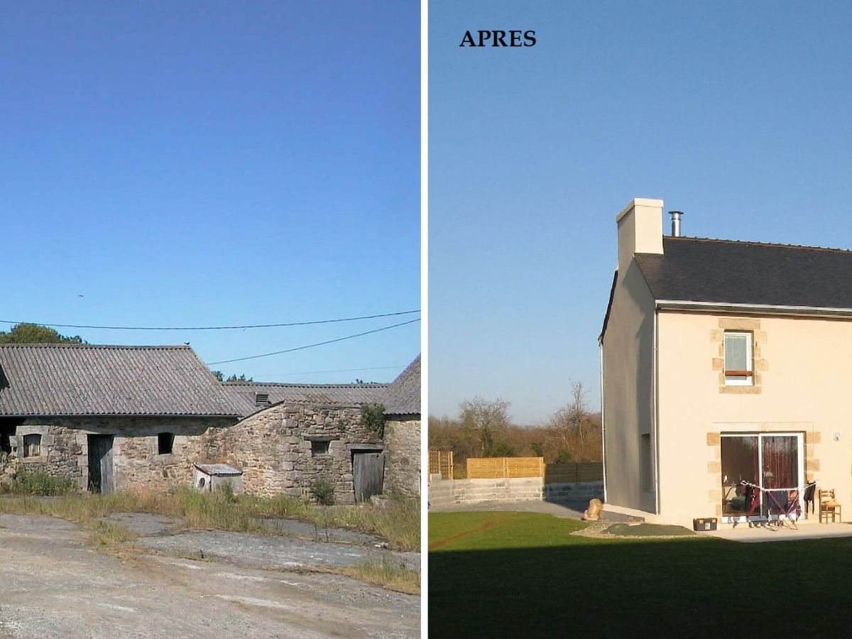 Rénovation de maison en pierres à Bourg-Blanc