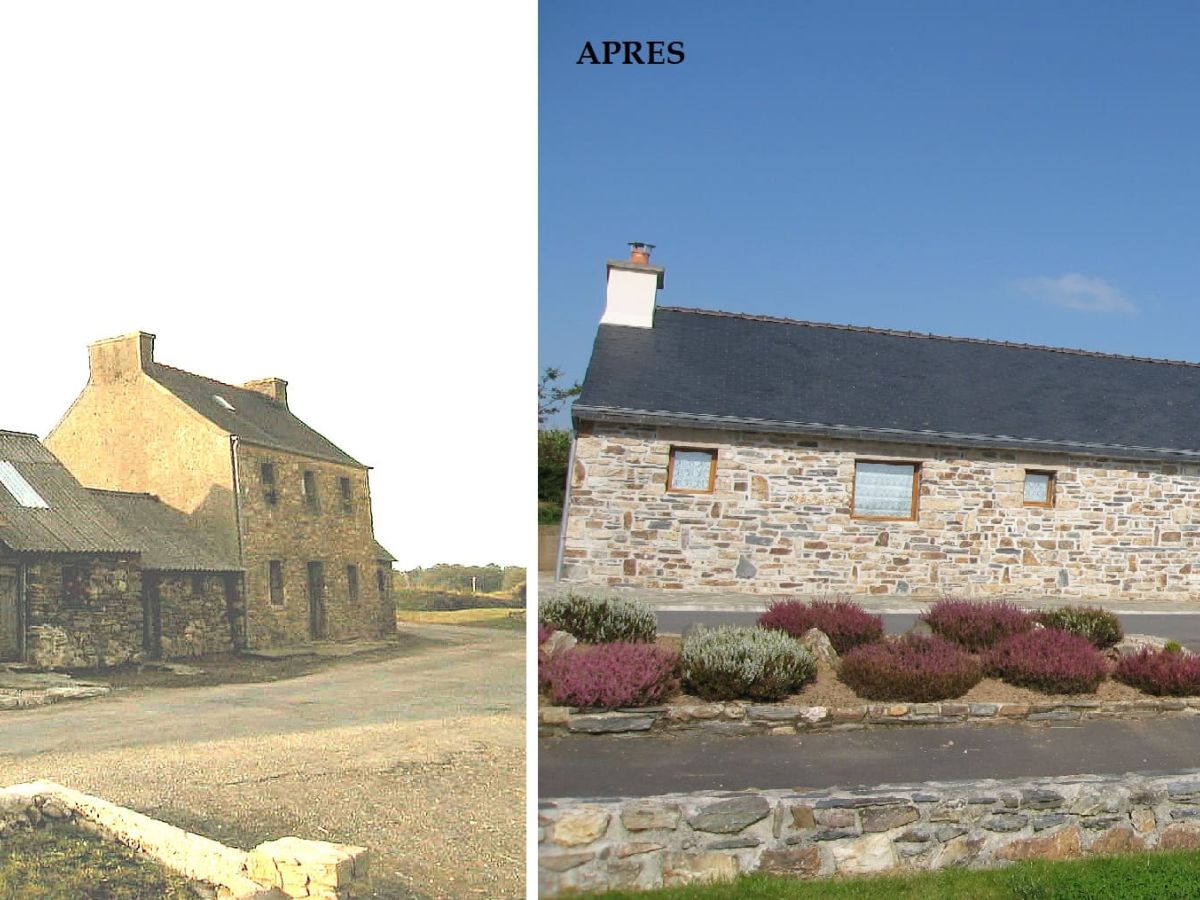 Rénovation de maison en pierres à Sizun
