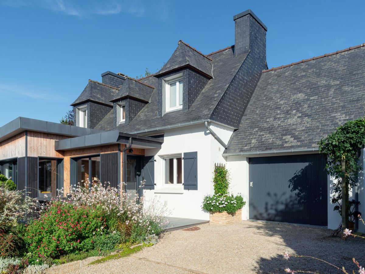 Extension de maison en bois à Kersaint-Plabennec