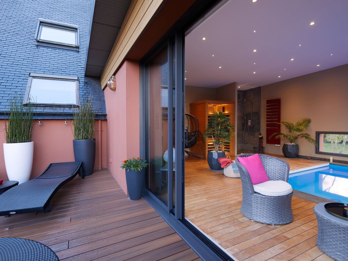 Extension de maison pour piscine à Kersaint-Plabennec