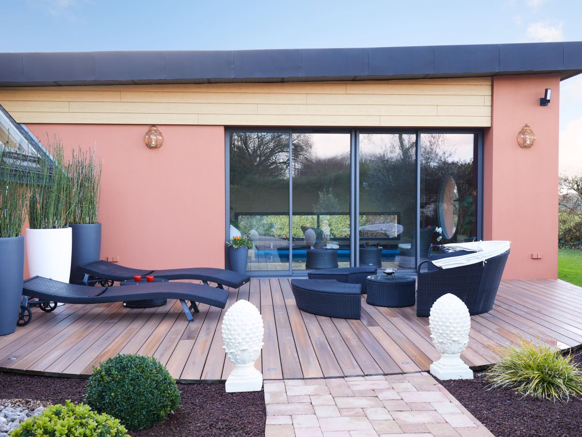 Extension de maison pour création d'une piscine intérieure à Kersaint-Plabennec