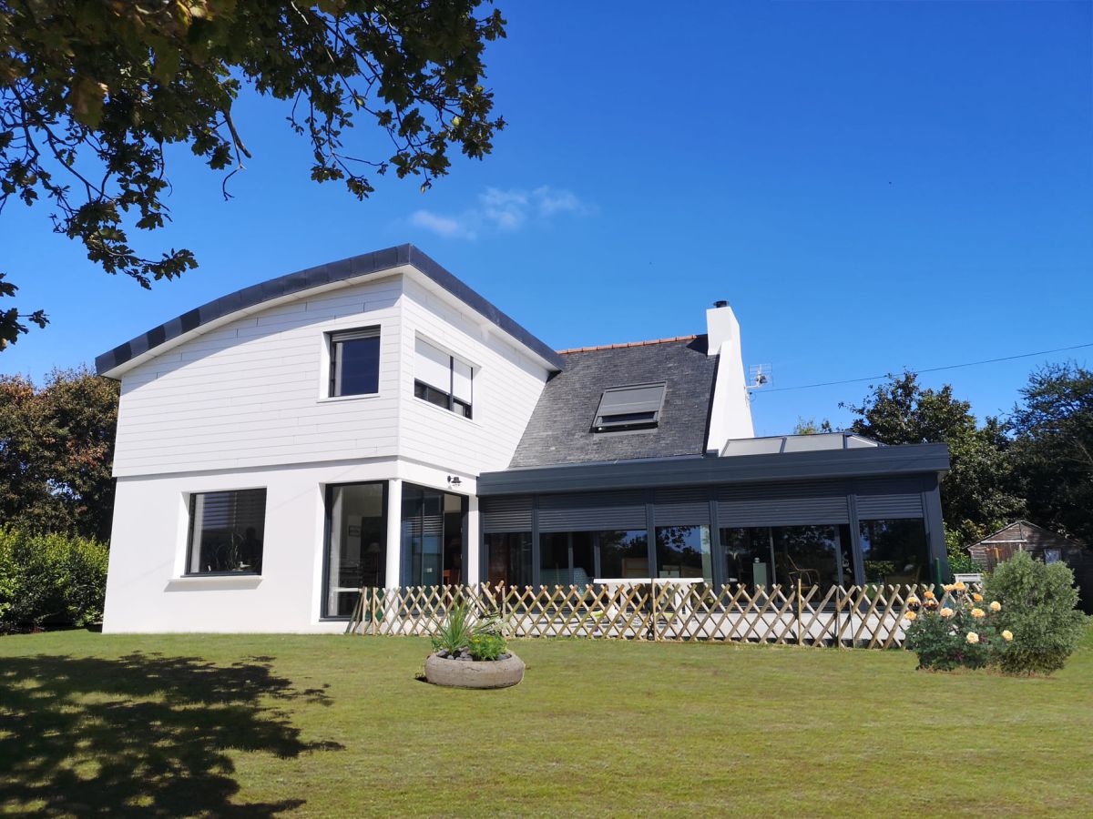 Extension et rénovation complète d'une maison à Plougonvelin